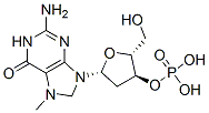 7-methyl-2'-deoxyguanosine 3'-monophosphate Structure