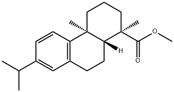 アビエタ-8,11,13-トリエン-18-酸メチル 化学構造式