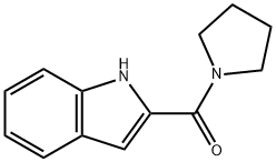 (1H-INDOL-2-YL)-PYRROLIDIN-1-YL-METHANONE,123500-70-9,结构式