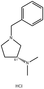 (R)-1-苄基-3-二甲氨基吡咯烷二盐酸盐, 1235058-59-9, 结构式