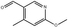 5-甲酰基-2-甲氧基-4-甲基吡啶,123506-66-1,结构式