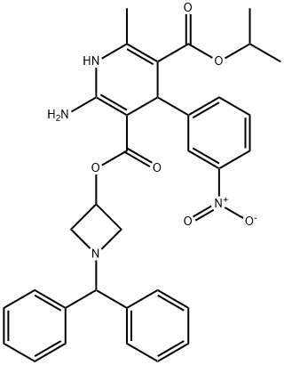 アゼルニジピン 化学構造式
