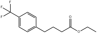 Benzenebutanoic acid, 4-(trifluoroMethyl)-, ethyl ester Structure