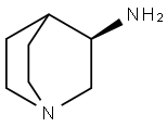 (R)-キヌクリジン-3-アミン 化学構造式