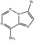4-AMino-7-broMoiMidazo[2,1-f][1,2,4]triazine Struktur