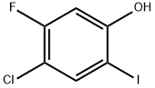 4-chloro-5-fluoro-2-iodophenol 结构式