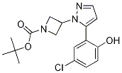 tert-butyl 3-(5-(5-chloro-2-hydroxyphenyl)-1H-pyrazol-1-yl)azetidine-1-carboxylate Structure