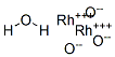 RHODIUM(III) OXIDE HYDRATE 化学構造式