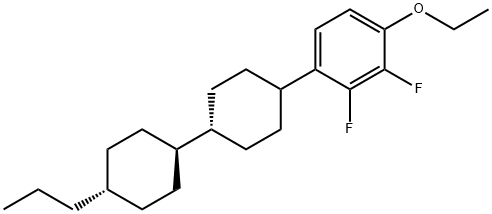 4-(反式,反式-4-丙基双环己基)-2,3-二氟乙氧基苯, 123560-48-5, 结构式