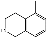 5-甲基-1,2,3,4-四氢异喹啉, 123593-99-7, 结构式