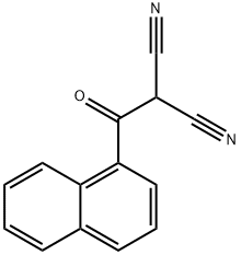 2-(1-Naphthalenylcarbonyl)-propanedinitrile Struktur