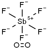 DIOXYGENYL HEXAFLUOROANTIMONATE,12361-66-9,结构式
