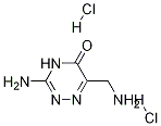 3-AMino-6-(aMinoMethyl)-1,2,4-triazin-5(4H)-one Dihydrochloride Struktur