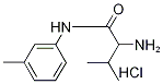 2-Amino-3-methyl-N-(3-methylphenyl)butanamidehydrochloride Structure