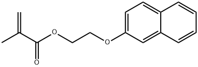 2-(2-NAPHTHYLOXY)-ETHYL METHACRYLATE Structure