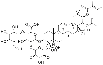 七叶皂苷 A 结构式