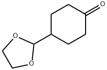Cyclohexanone, 4-(1,3-dioxolan-2-yl)- 结构式