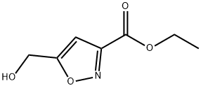 ETHYL 5-(HYDROXYMETHYL)ISOXAZOLE-3-CARBOXYLATE Structure