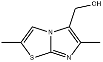 {2,6-二甲基咪唑并[2,1-B][1,3]噻唑-5-基}甲醇, 123772-40-7, 结构式