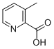 3-甲基吡啶-2-羧酸盐酸盐, 123811-72-3, 结构式