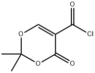 4H-1,3-Dioxin-5-carbonylchloride,2,2-dimethyl-4-oxo-(9CI) Struktur