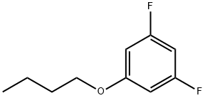 1-丁氧基-3,5-二氟苯, 123843-64-1, 结构式