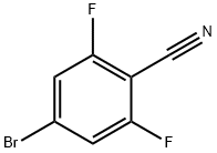 4-溴-2,6-二氟苯腈, 123843-67-4, 结构式