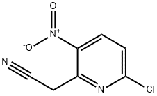 6-氯-3-硝基吡啶乙腈, 123846-69-5, 结构式