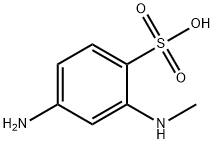 2-AMINO-4-METHYLAMINOBENZENE SULFONIC ACID Structure