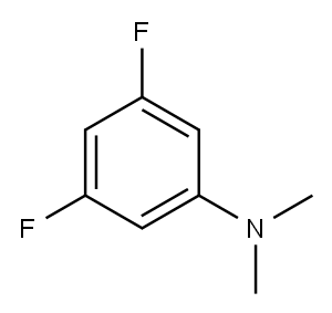 Benzenamine, 3,5-difluoro-N,N-dimethyl- (9CI) Structure