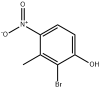 2-BROMO-3-METHYL-4-NITROPHENOL Structure