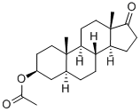 Epiandrosterone acetate Struktur