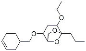 6,8-Dioxabicyclo3.2.1octane, 2-(3-cyclohexen-1-ylmethoxy)-4-ethoxy-5-propyl- 结构式