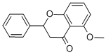 5-Methoxyflavanone 结构式