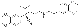 (R)-ノルベラパミル 化学構造式