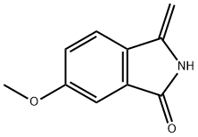 2,3-dihydro-6-Methoxy-3-Methylene-1H-Isoindol-1-one 化学構造式