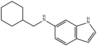 N-(cyclohexylmethyl)-1H-indol-6-
amine Structure