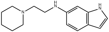 N-(2-(piperidin-1-yl)ethyl)-1H-indol-6-amine Struktur