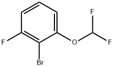2-BroMo-1-(difluoroMethoxy)-3-fluorobenzene Structure