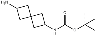 N-(2-アミノスピロ[3.3]ヘプト-6-イル)カルバミン酸TERT-ブチルエステル 化学構造式