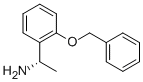 Benzenemethanamine,a-methyl-2-(phenylmethoxy)-, (S)- Structure