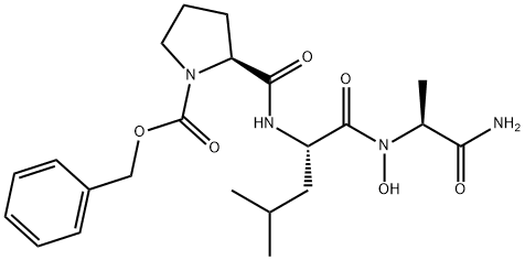 Z-PRO-LEU-ALA-NHOH, 123984-00-9, 结构式