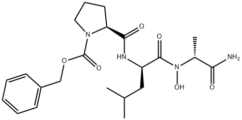 Z-PRO-D-LEU-D-ALA-NHOH, 123984-15-6, 结构式