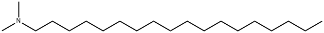 十八烷基二甲基叔胺, 124-28-7, 结构式