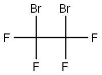 1,2-Dibromotetrafluoroethane Structure