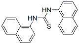 1,3-di-1-naphthyl-2-thiourea Struktur