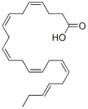 (4Z,7Z,10Z,13Z,16Z,19E)-4,7,10,13,16,19-Docosahexaenoic acid Struktur