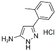 5-o-Tolyl-2H-pyrazol-3-ylamine hydrochloride Struktur