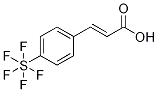 4-(Pentafluorosulfur)cinnamic acid 化学構造式
