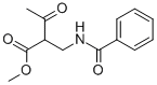METHYL 2-(N-BENZOYLAMINOMETHYL)-3-OXOBUTYRATE Structure